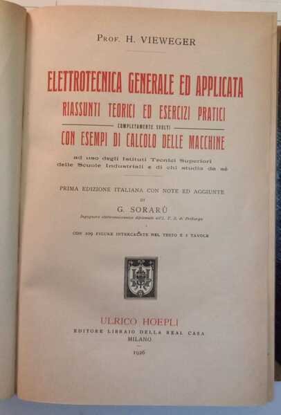 Elettrotecnica generale ed applicata