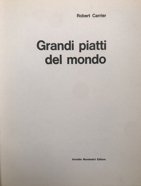 Grandi piatti del mondo | Immagine principale