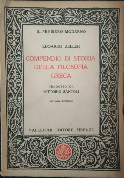 Compendio di storia della filosofia greca
