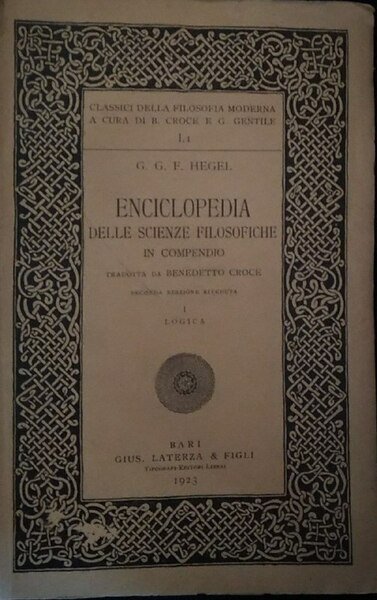 Enciclopedia delle scienze filosofiche in compendio | Immagine Gallery 3