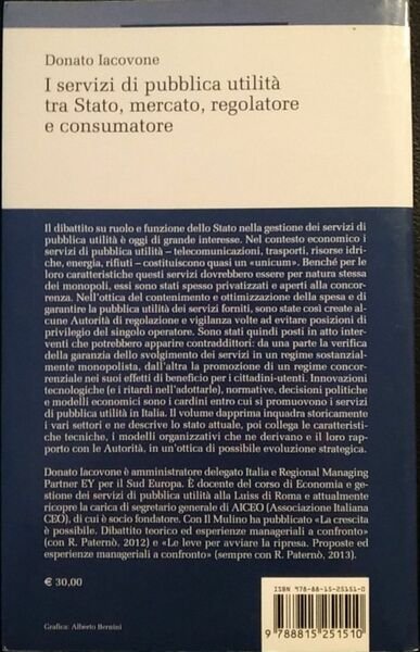 I servizi di pubblica utilità tra Stato, mercato, regolatore e … | Immagine principale