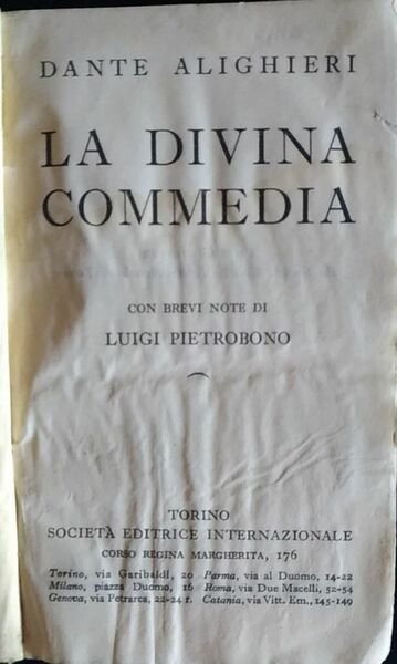 La Divina Commedia
