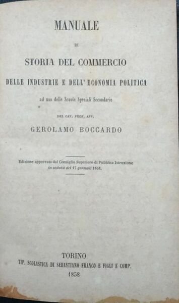 Manuale di storia del commercio delle industrie e dell'economia politica | Immagine Gallery 4