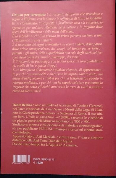 Chiuso per terremoto. L'Aquila, 6 aprile 2009 - ore 3:32 …