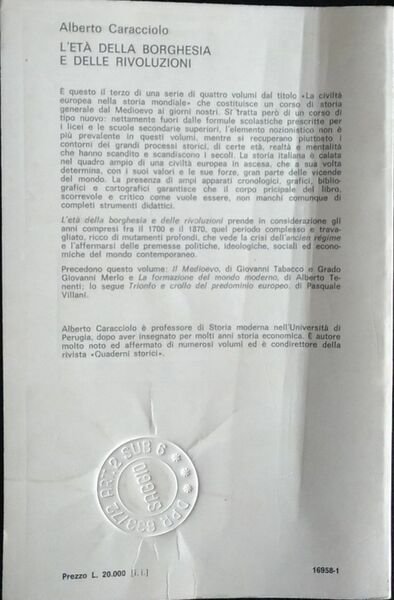 L'età della borghesia e delle rivoluzioni