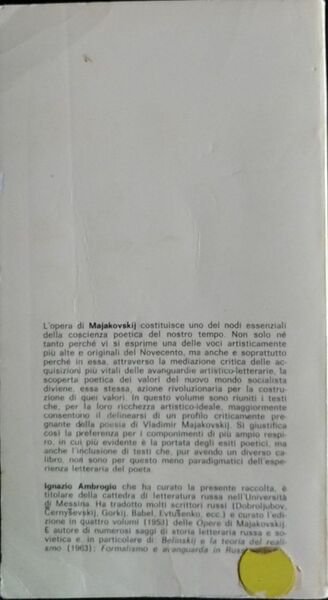 Majakovskij. Antologia lirica