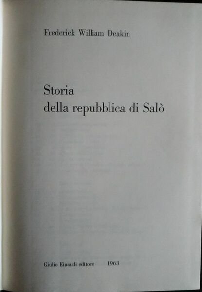Storia della repubblica di Salò