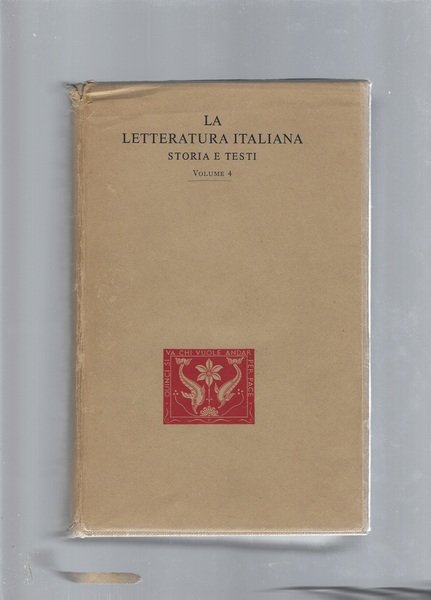 La Divina Commedia vol. 4 della letteratura italiana