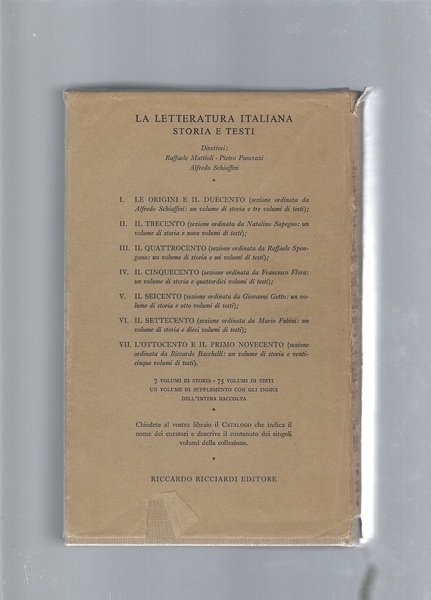 La Divina Commedia vol. 4 della letteratura italiana