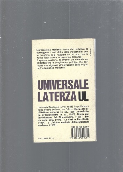 Le origini dell\'urbanistica moderna