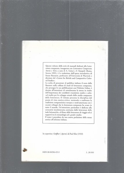 Introduzione critica alla letteratura comparata