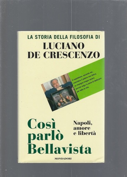 STORIA DELLA FILOSOFIA -COSI' PARLO' BELLAVISTA
