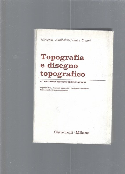 TOPOGRAFIA E DISEGNO TOPOGRAFICO