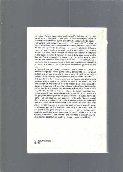 I COSTI DELL' ELABORAZIONE ELETTRONICA DEI DATI | Immagine Gallery 2