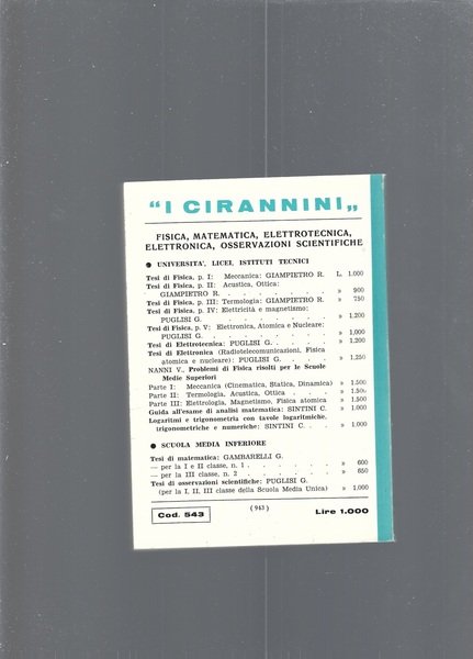 GUIDA ALL'ESAME DI ANALISI MATEMATICA