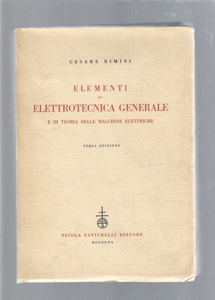 ELEMENTI DI ELETTROTECNICA GENERALE