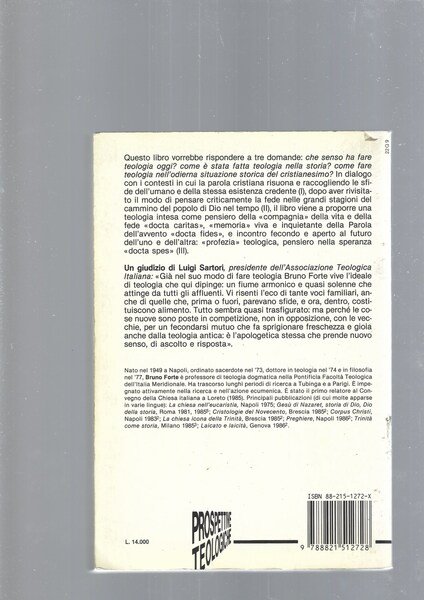 La teologia come compagnia, memoria e profezia. Introduzione al senso … | Immagine Gallery 2