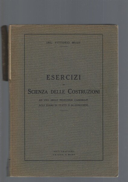 ESERCIZI DI SCIENZA DELLE COSTRUZIONI
