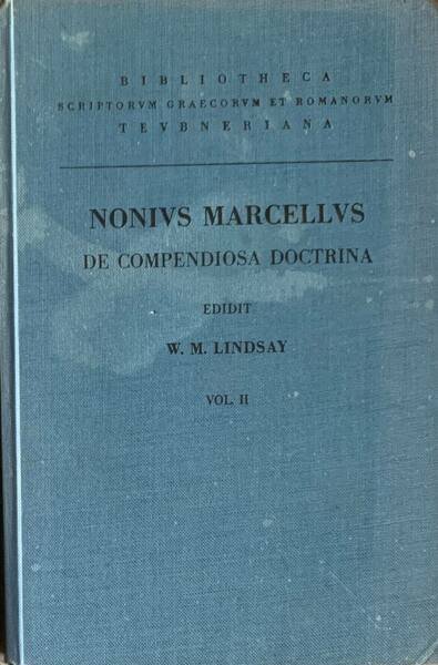 Nonii Marcelli. De compendiosa doctrina vol. II | Immagine principale