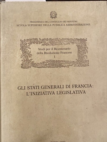 Studi per il Bicentenario della Rivoluzione Francese (3 Volumi)