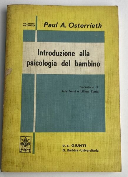 Introduzione alla psicologia del bambino