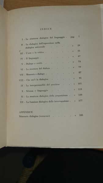 La struttura dialogica del linguaggio