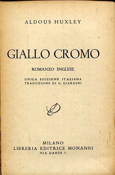 Giallo cromo