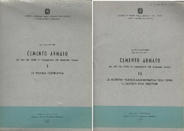 CEMENTO ARMATO. Vol. I-II. | Immagine principale