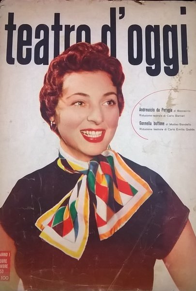TEATRO D'OGGI - Rivista n.3 anno I ottobre/novembre 1953