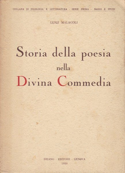 Storia della poesia nella Divina Commedia