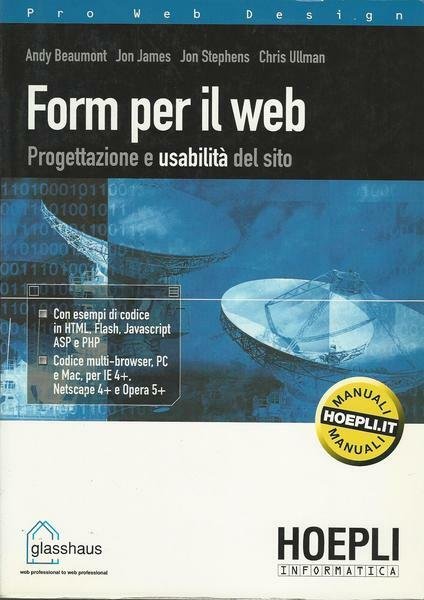 FORM PER IL WEB. Progettazione e usabilità del sito