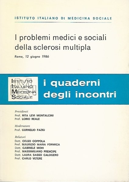 I PROBLEMI MEDICI E SOCIALI DELLA SCLEROSI MULTIPLA | Immagine principale