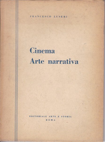 Cinema. Arte narrativa. | Immagine principale