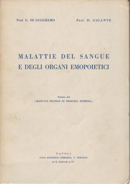 Malattie del sangue e degli organi emopoietici