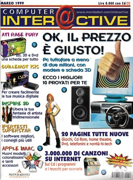 COMPUTER INTER@CTIVE. Rivista. Marzo 1999 n.19.