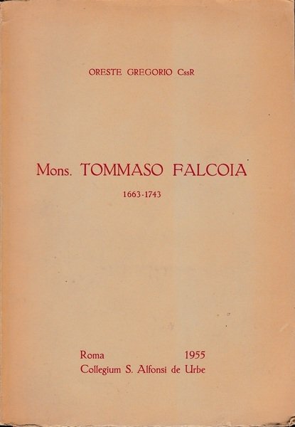 Mons. Tommaso Falcoia 1663 - 1743 | Immagine principale