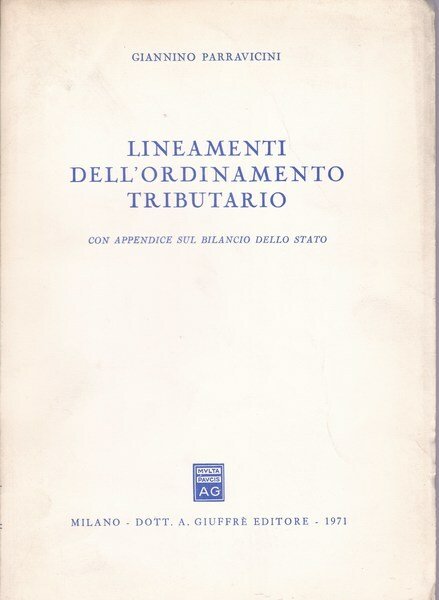 Lineamenti dell'ordinamento tributario | Immagine principale