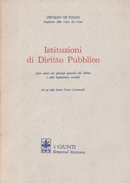 Istituzioni di Diritto Pubblico | Immagine principale