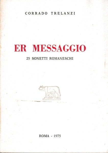 Er messaggio. 25 sonetti romaneschi | Immagine principale