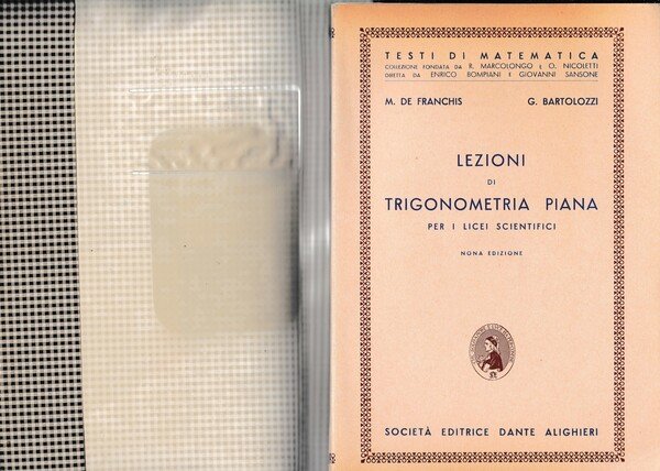 Lezioni di trigonometria piana - per i licei scientifici | Immagine principale