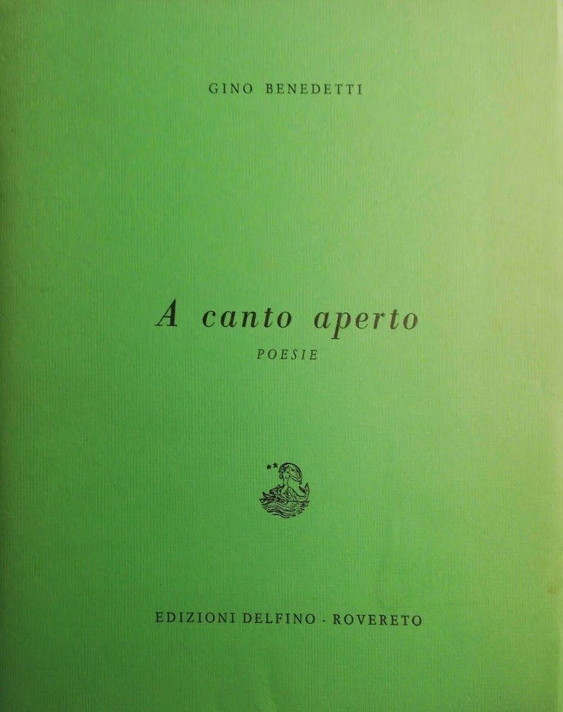 A canto aperto. AUTOGRAFATO.