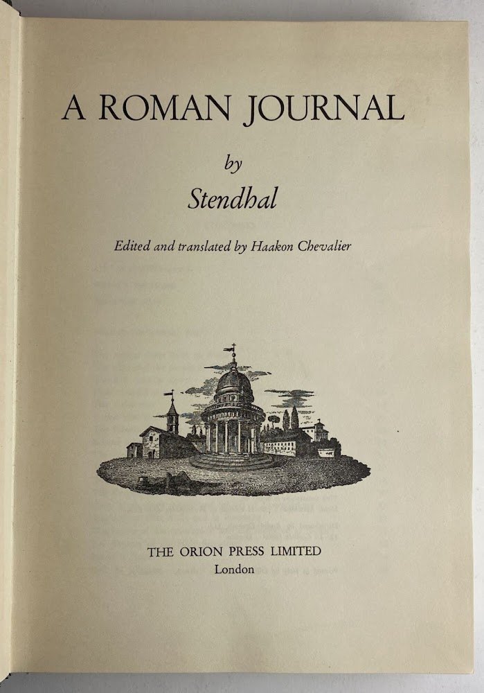 A Roman Journal by Stendhal