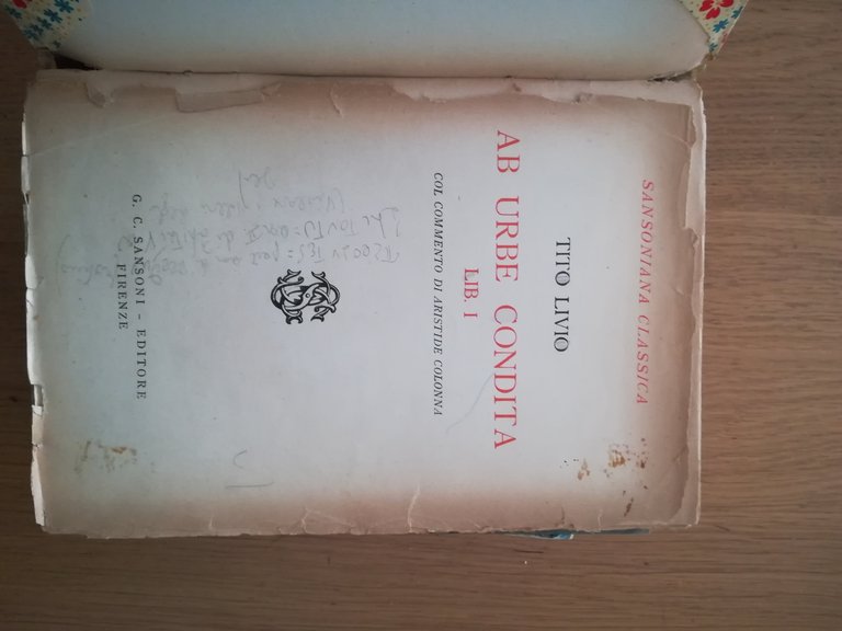 AB URBE CONDITA LIB. I