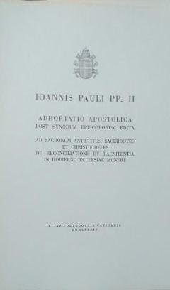Adhortatio Apostolica post Synodum Episcoporum Edita. Ad Sacrorum Antistites, Sacertotes …