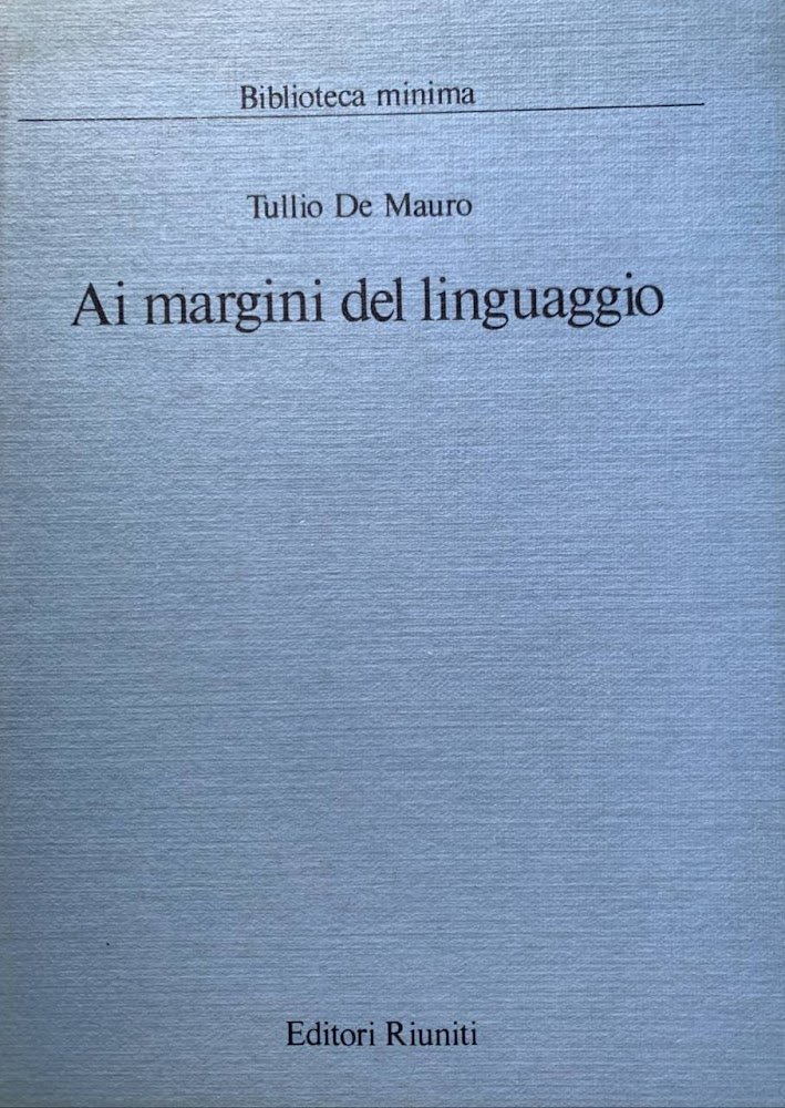 Ai margini del linguaggio