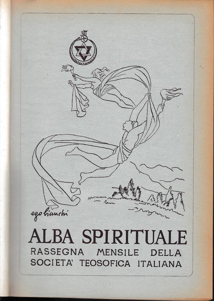 Alba spirituale. Rassegna mensile della Società Teosofica Italiana. anni 1953-1954.