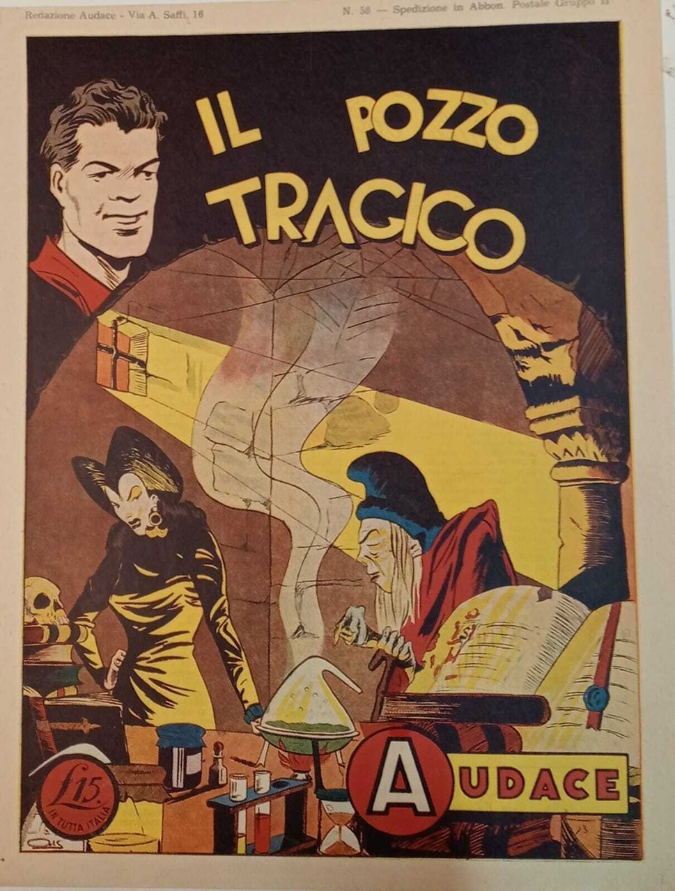 Albo Audace, originale n. 58. Il pozzo tragico. | Immagine principale