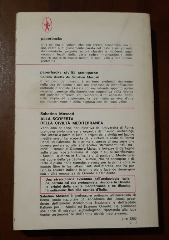 Alla scoperta della civilta mediterranea