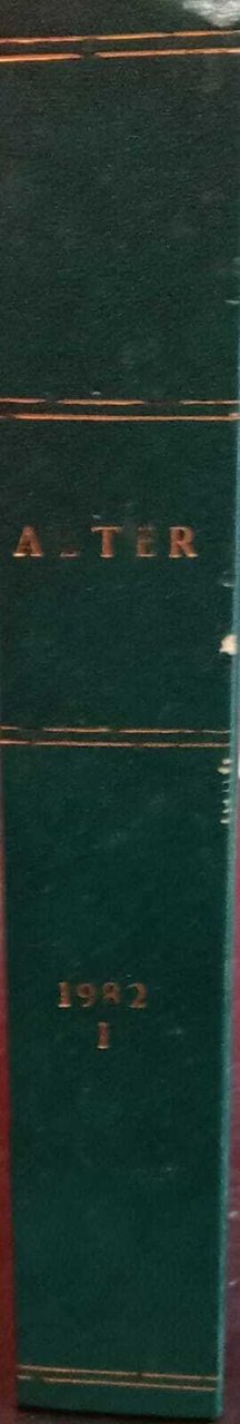 Alter, dal n. 1 al n. 6. | Immagine principale