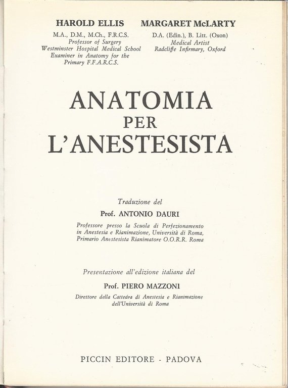 Anatomia per l'anestesista | Immagine Gallery 2